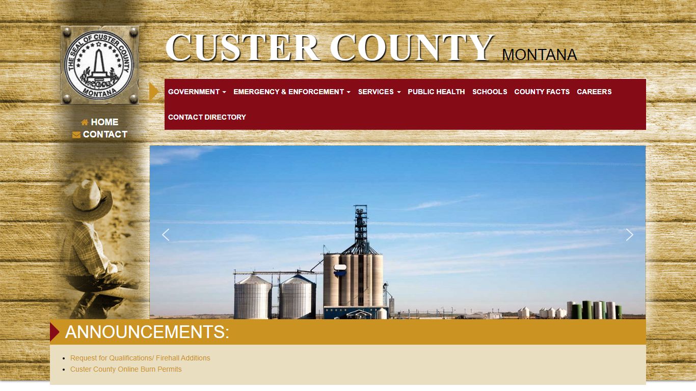 CUSTER / GARFIELD 911 JAIL ROSTER - Custer County Montana